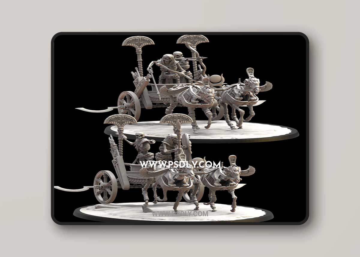 3D Print Models Lost Kingdom Miniatures - Chariot