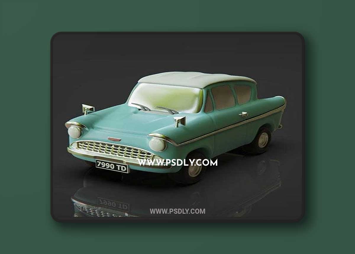 3D Print Models PlaKit Harry Potter Flying Ford
