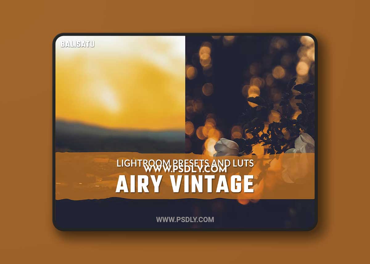 Airy Vintage LUTs and Lightroom Presets