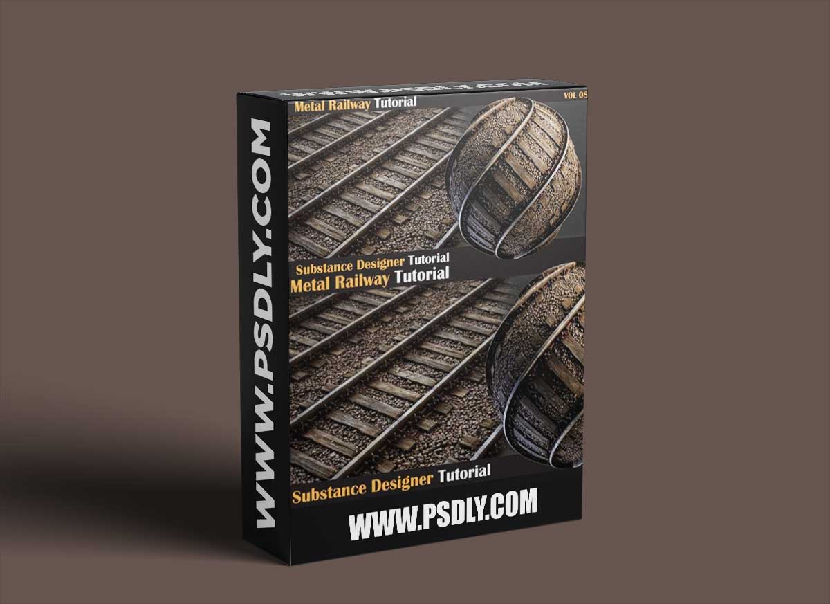 ArtStation – How to make Metal Railway in Substance Designer