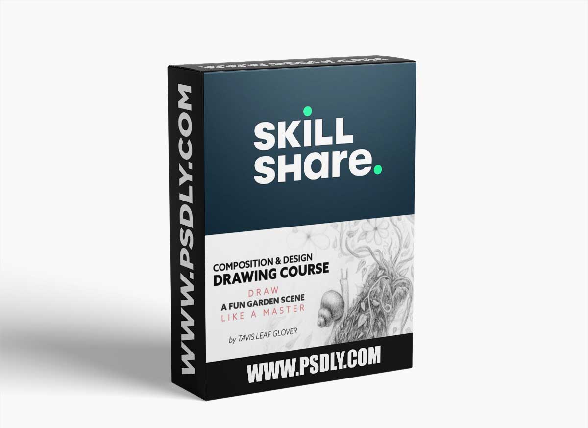 Composition and Design Drawing Course - Draw a Fun Garden Scene Like a Master