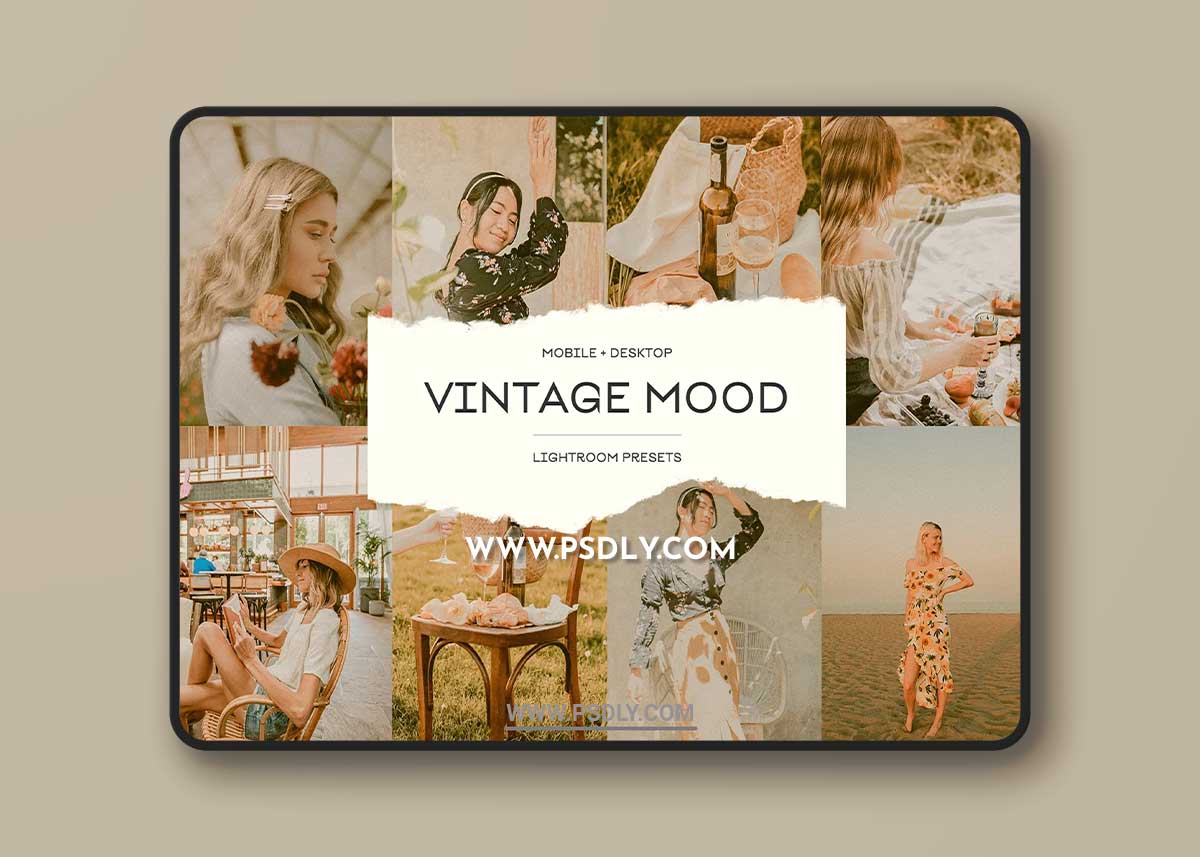 CreativeMarket - Vintage Mood Lightroom Presets 6761994