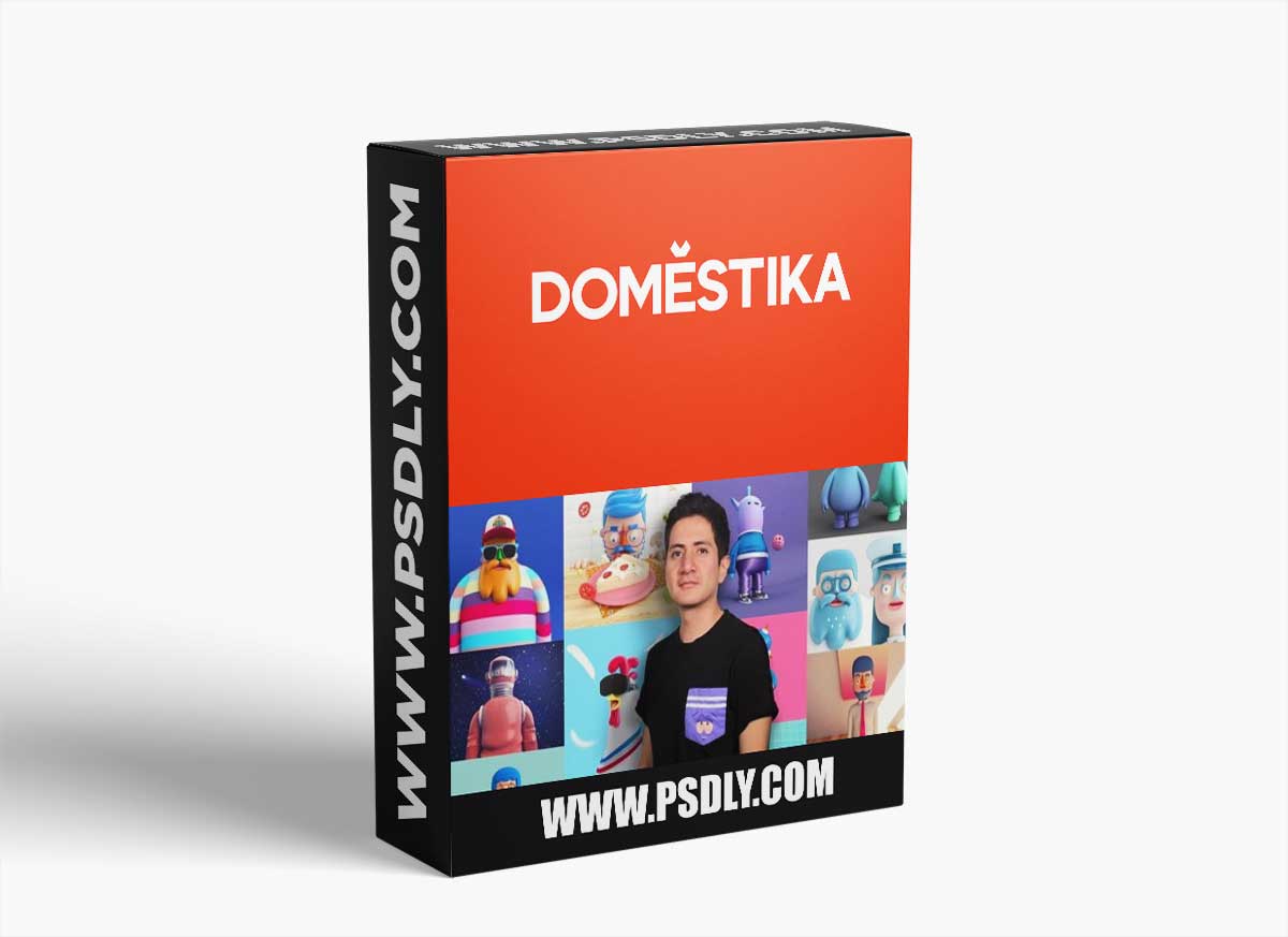 Domestika - Design of Characters in Cinema 4D from the Sketch to 3D Printing