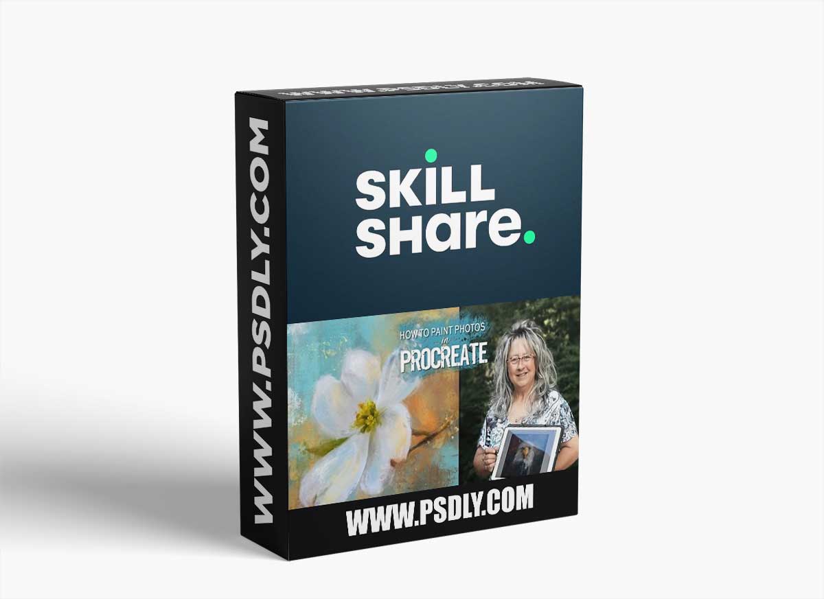 How To Paint Photos In Procreate: Expressive Dogwood Flower