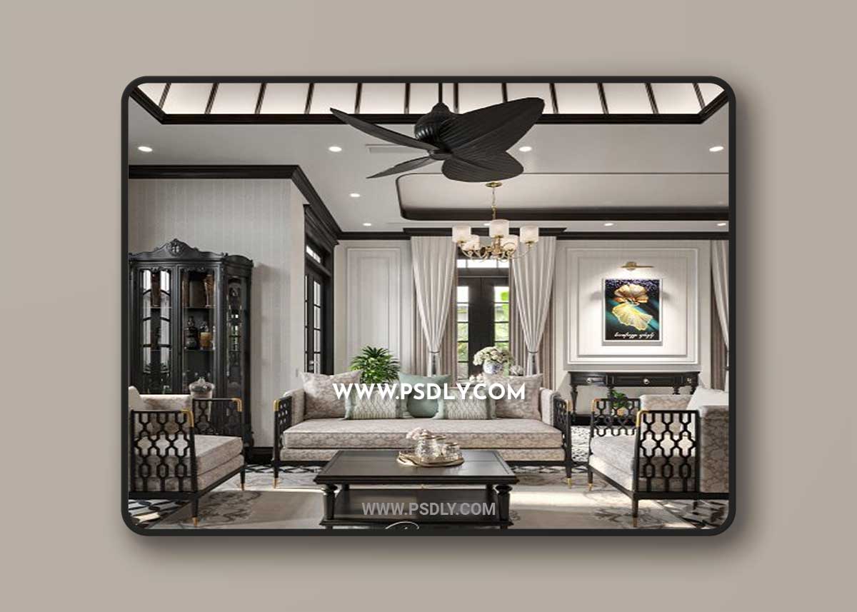 Living Room – Kitchen Interior By Binh Boong