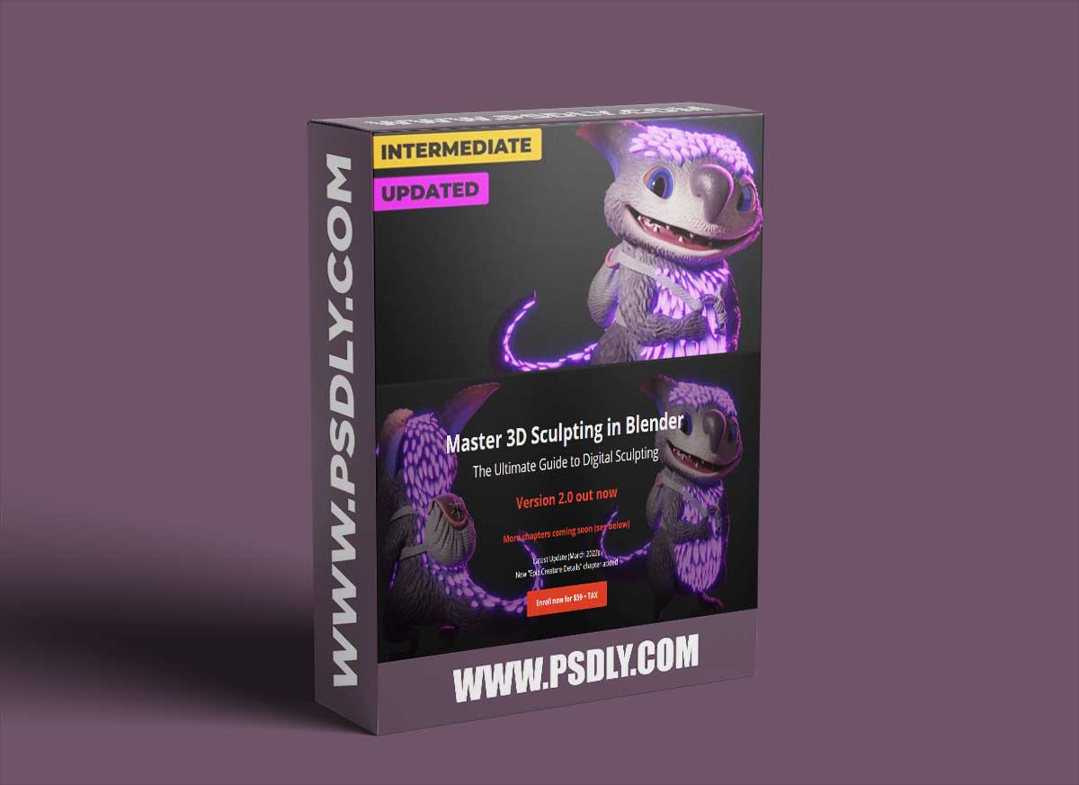 Master 3D Sculpting in Blender: The Ultimate Guide to Digital Sculpting v2