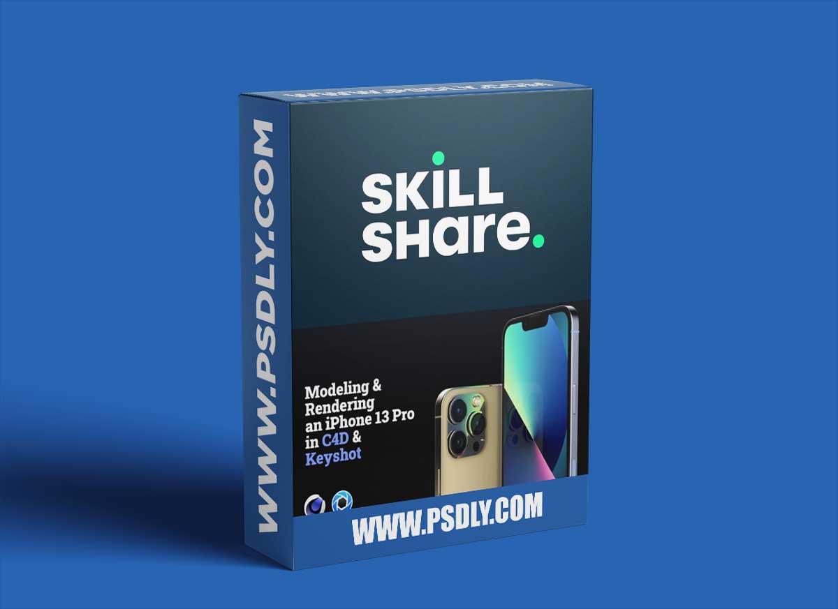 Modeling and Rendering an iPhone 13 Pro in Cinema 4D & Keyshot