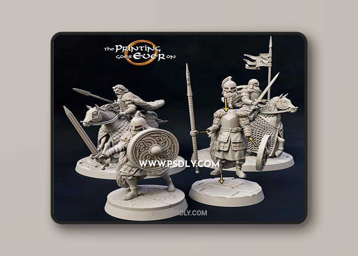 Modular Ridermercia Earls Guards 3D Print Model