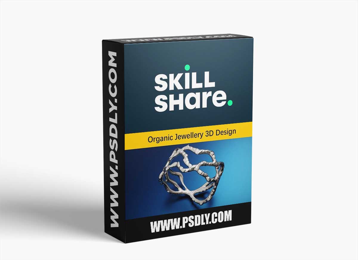 Organic Jewelry Design - Rhino - Zbrush - Keyshot