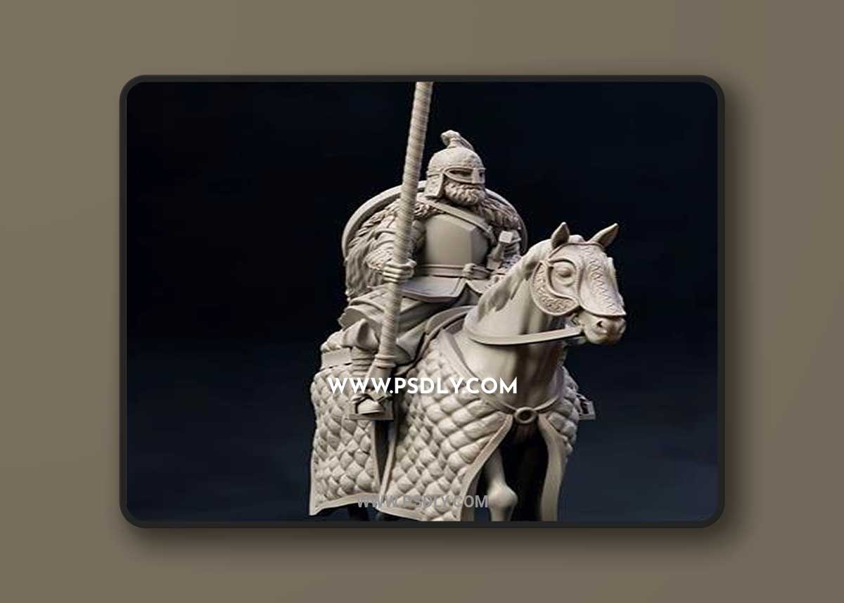 Ridermercia Mounted Earl’s Guard 3D Print Model