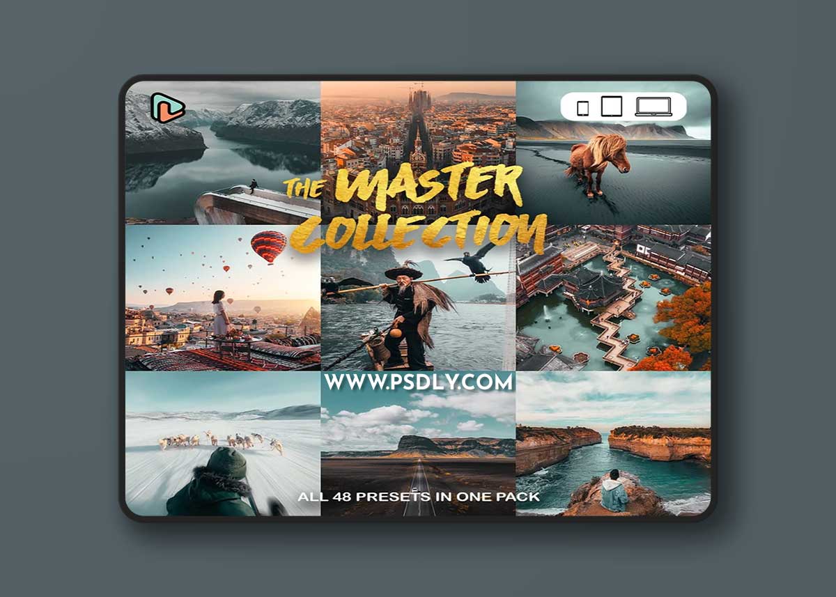 The Master Collection Lightroom Presets (Mobile + Desktop)