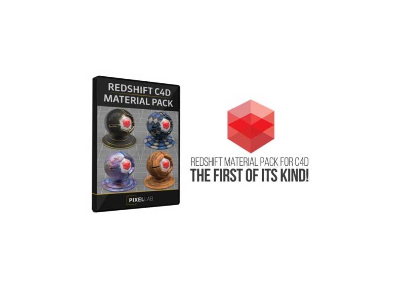 The Pixel Lab - Redshift C4D Material Pack
