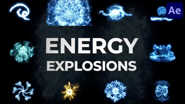 Videohive Energy Explosions Pack for After Effects 37983186