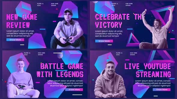 Videohive Gaming Technology Slideshow 37910091