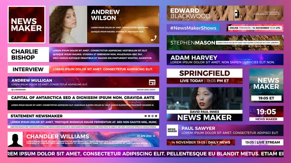 Videohive News Maker - Lower Thirds 37879057