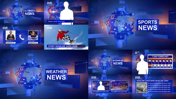 Videohive News Opener Package 32524488