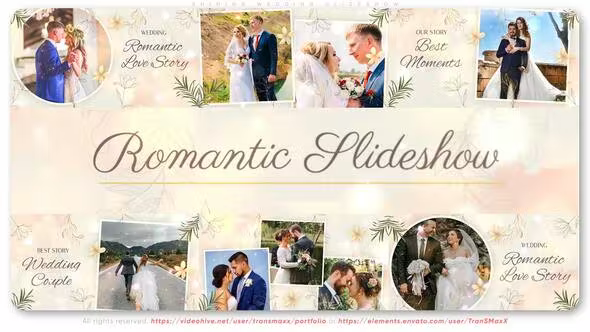 Videohive Shining Wedding Slideshow 37891844