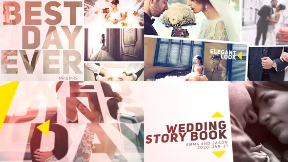 Videohive Wedding Story Book 38035636
