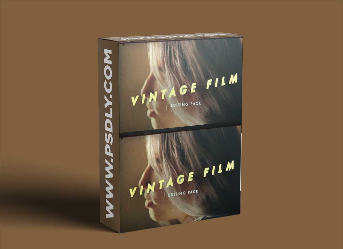 Vintage Film Editing Pack (Grain, Transitions, LUTs and Overlays) + Video Tutorial