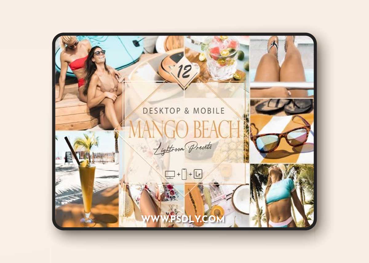 12 Mango Beach Lightroom Presets