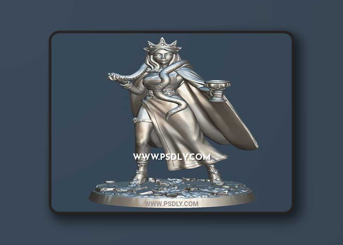 3D STL Moirai Atropos