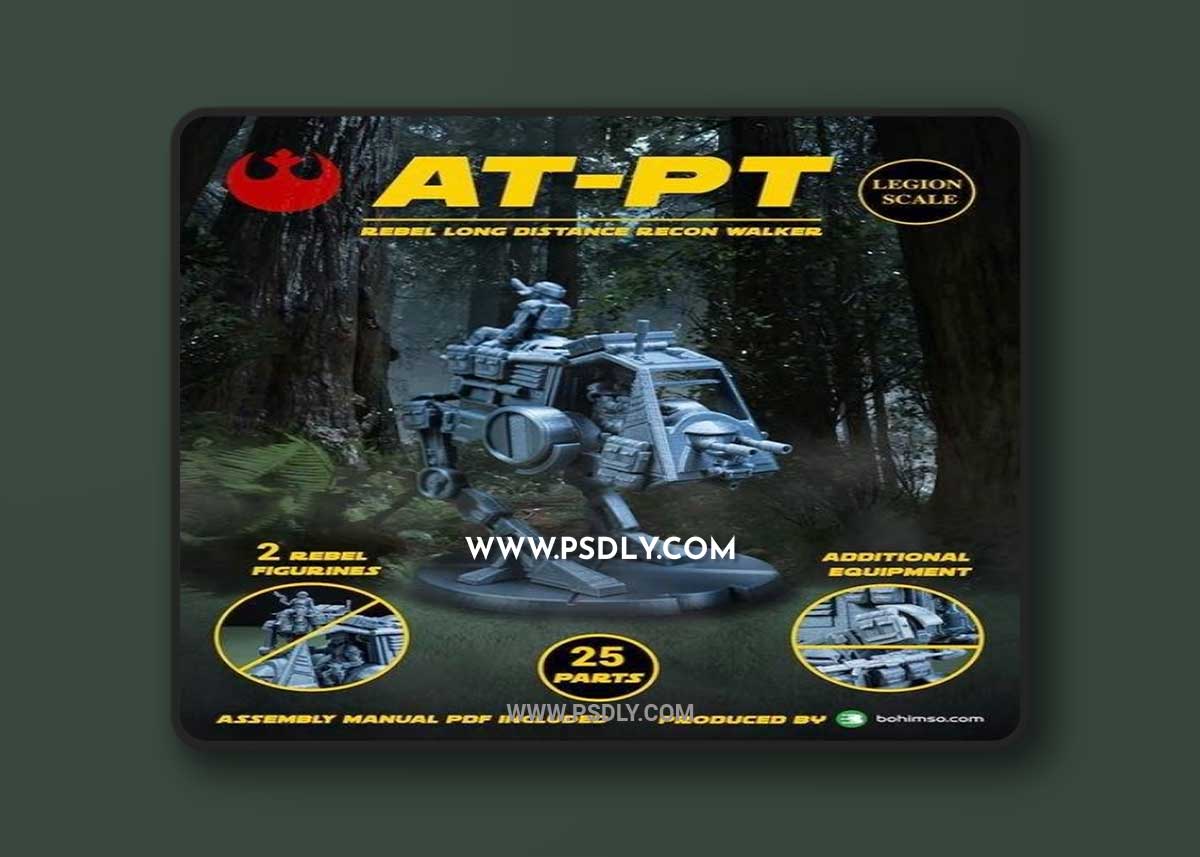 AT-PT Rebel Walker 3D Print Model