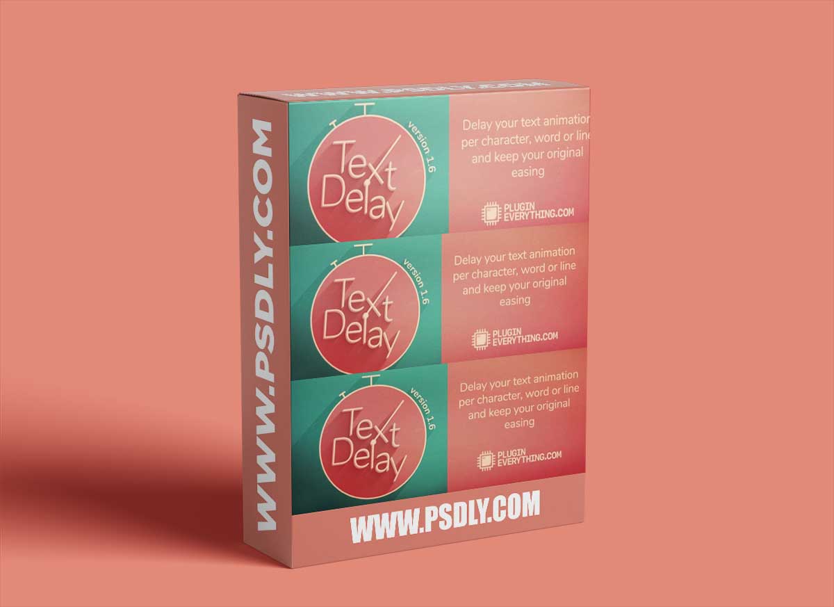 Aescripts TextDelay v1.7.4 Win/Mac