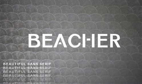 Beacher Sans Serif Font