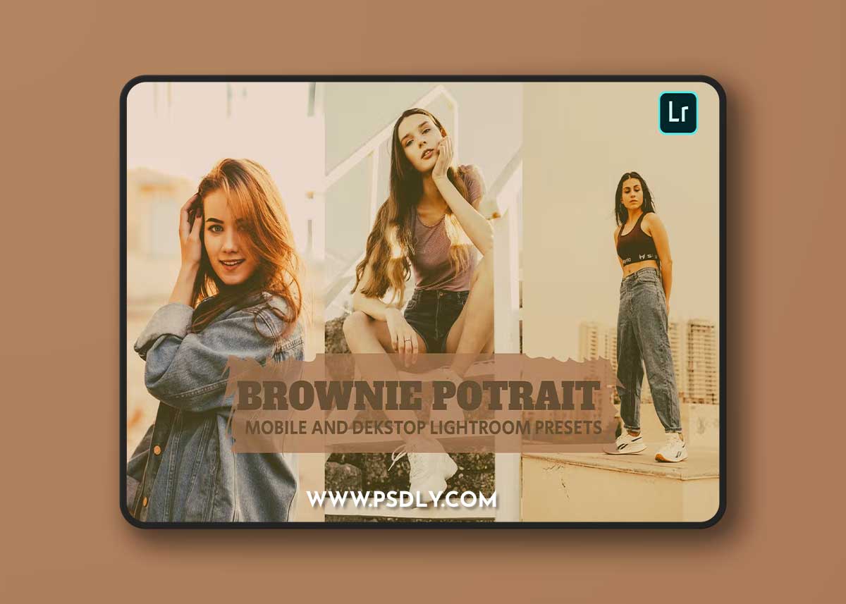 Brownie Potrait Lightroom Presets Dekstop Mobile