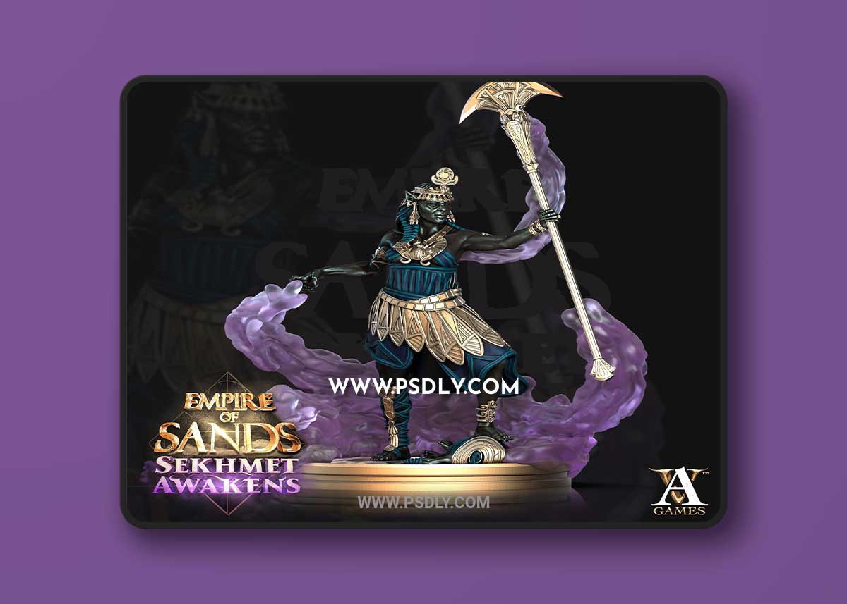 Daughters of Sekhmet Miniature 3 3D Print Model