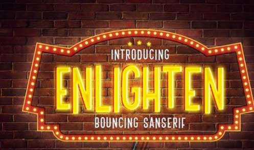 ENLIGHTEN Display Font