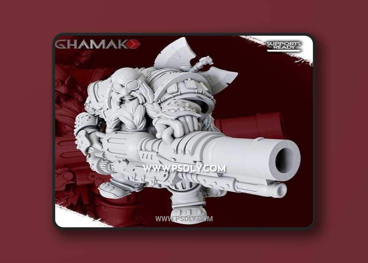 Ghamak - Kharadron June 2022 3D Print Model