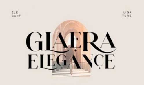 Glaera Elegance Font