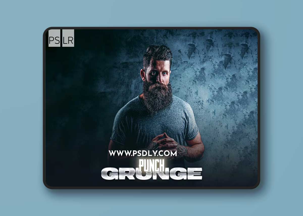 Grungy Punch Photo Effect