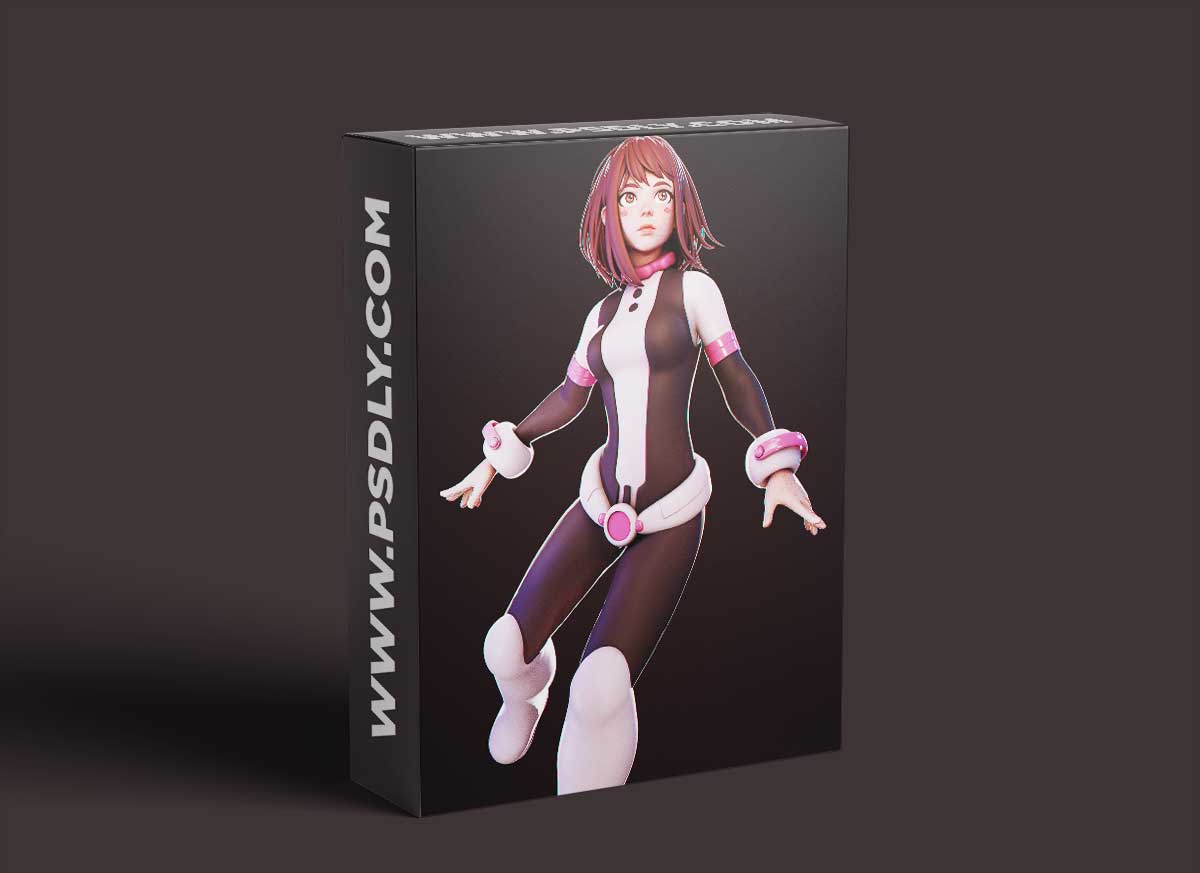 Gumroad - Uraraka Ochako: Character Creation in Blender