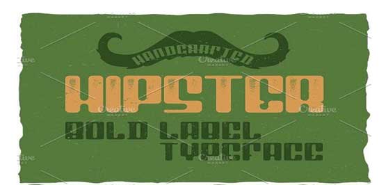 Hipster Label Typeface