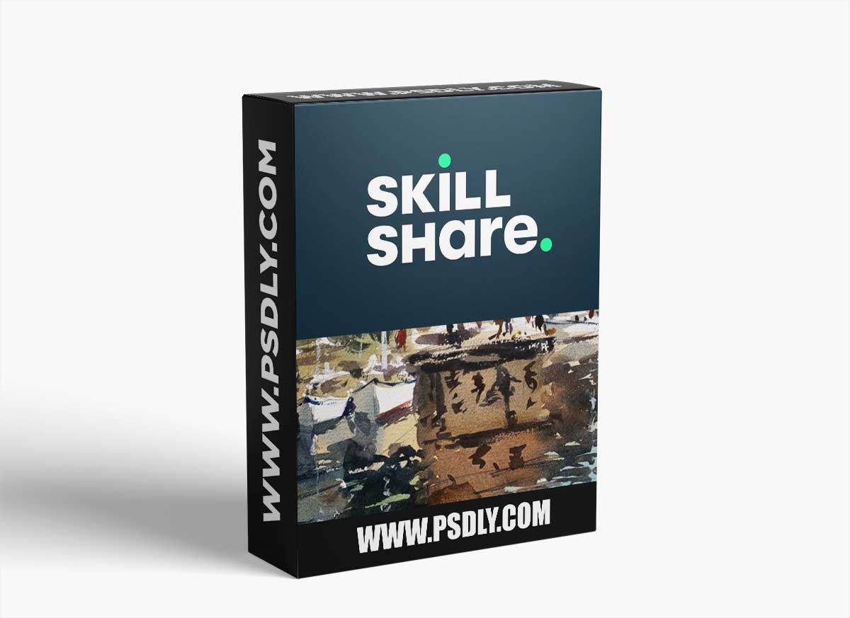 How To Paint Water With Watercolors - Beginner Friendly