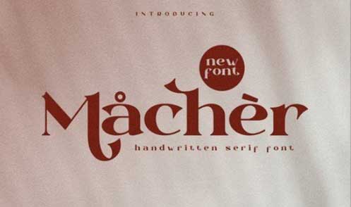 Macher Serif Font Classic