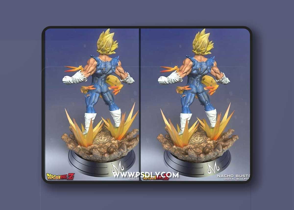 Majin Vegeta - Dragon Ball 3D Print Model