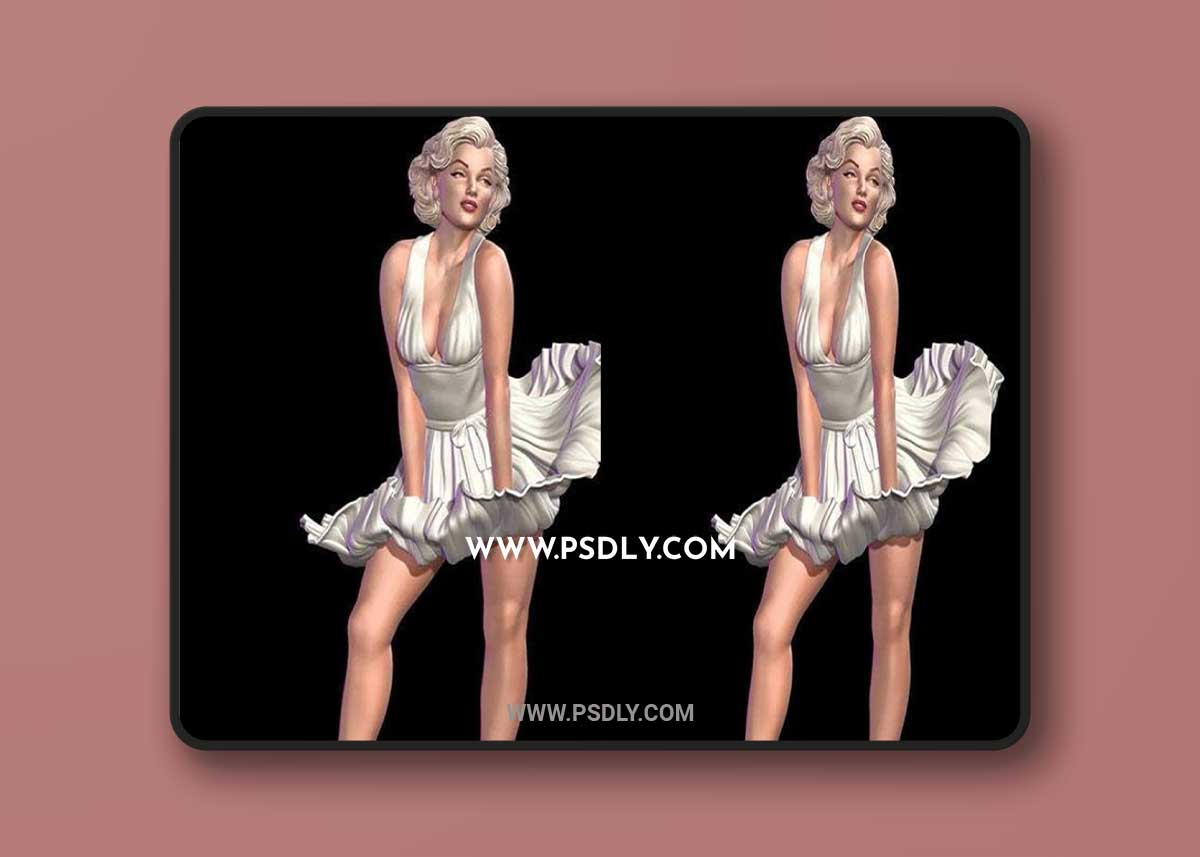 Marilyn Monroe 3D Print Model