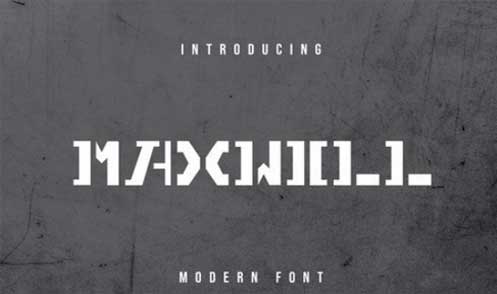 Maxwill Modern Font