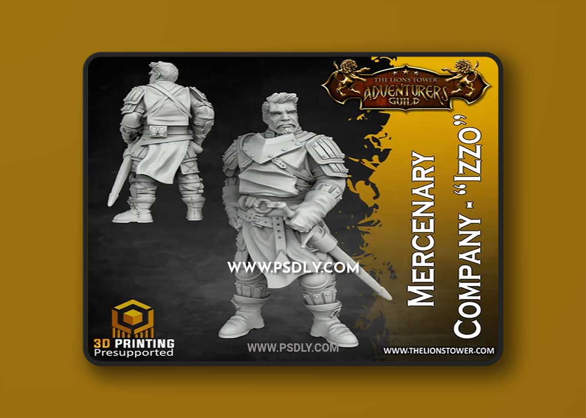 Mercenary Company - Izzo 3D Model