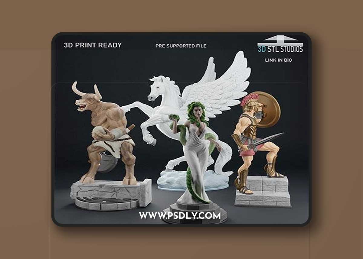 Mythological Beings Pack 1 3D Print Model