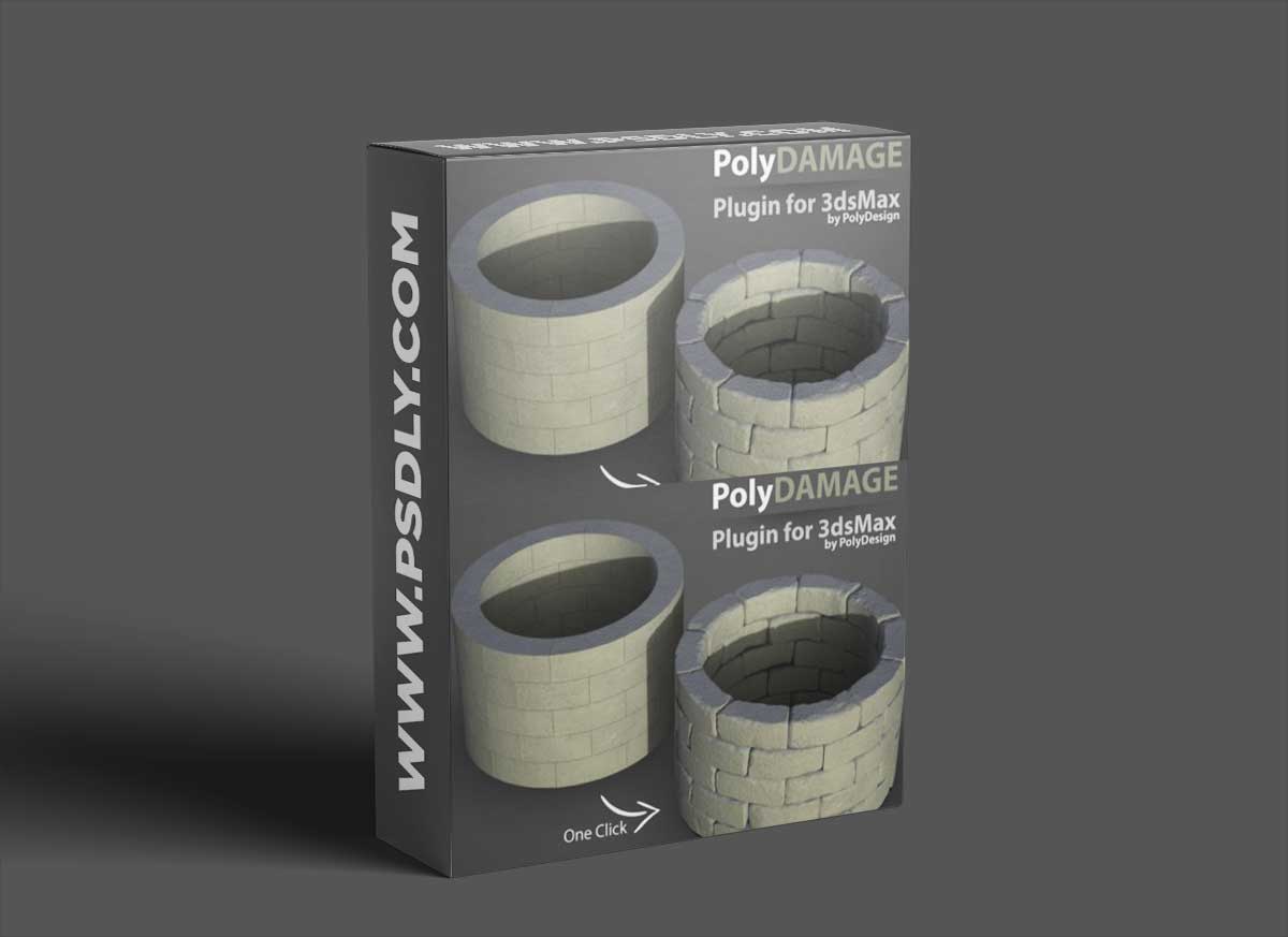 PolyDesign3D PolyDamage 1.52 for 3Ds Max 2016-2023