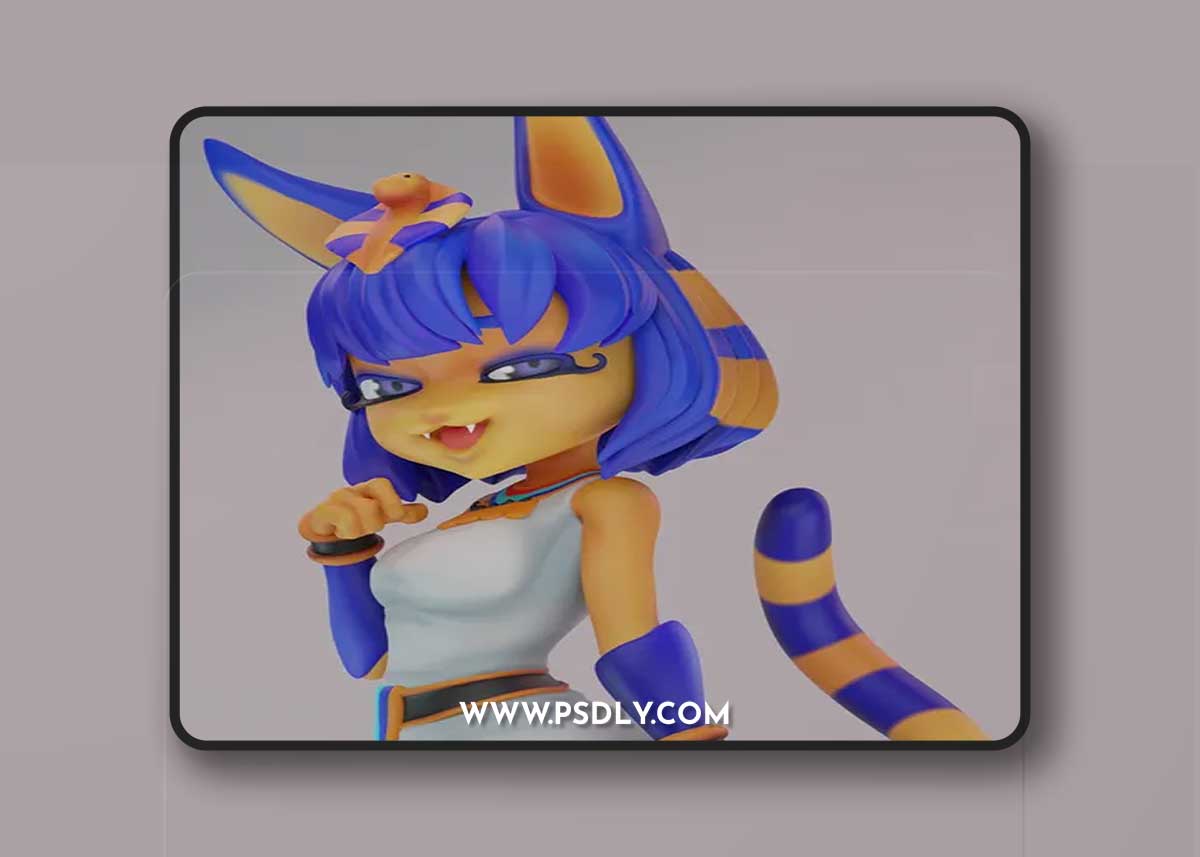 Rubim Mesugaki Ankha 3D Print Model