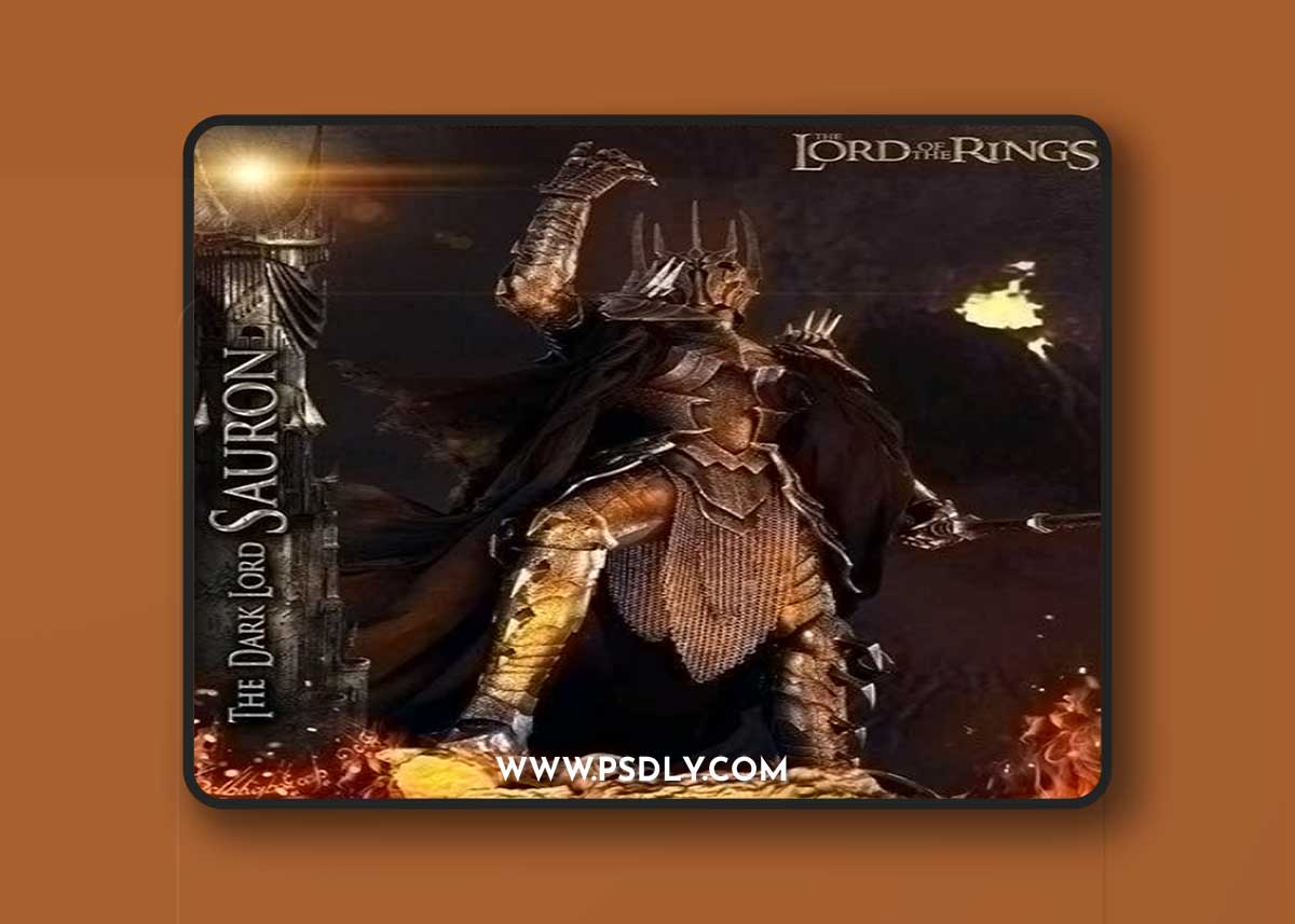 The Dark Lord Sauron 3D Print Model