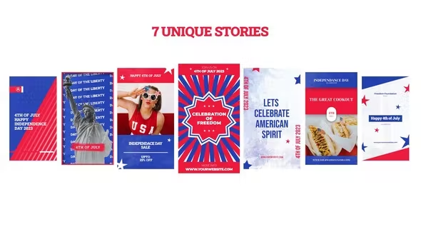 Videohive 4th of July Instagram Stories 38379757