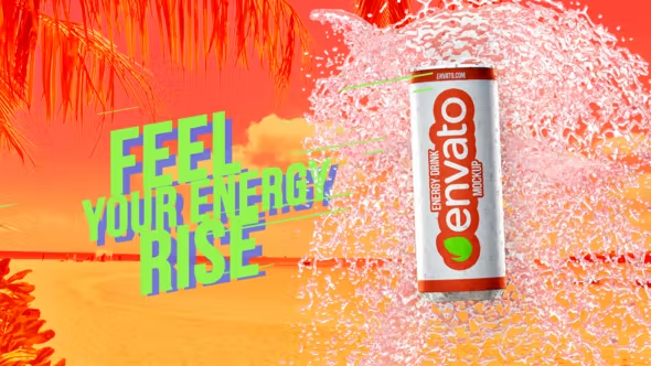 Videohive Beach Energy Drink Commercial 38383254