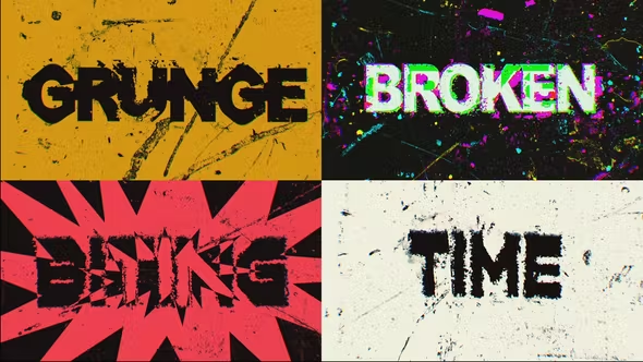 Videohive Biting Grunge Title Opener 25418712