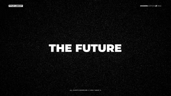 Videohive Modern Typography Titles | After Effetcs 38107222